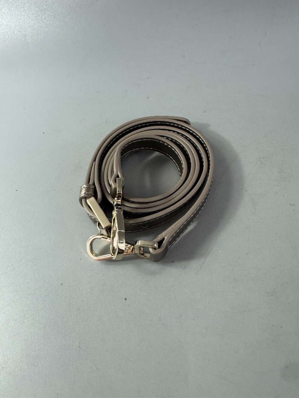 New Cavalli Class Metallic Gray Leather Adjustable Strap